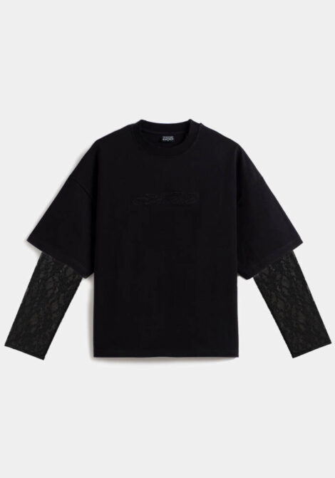 SHADOW LACE TEE